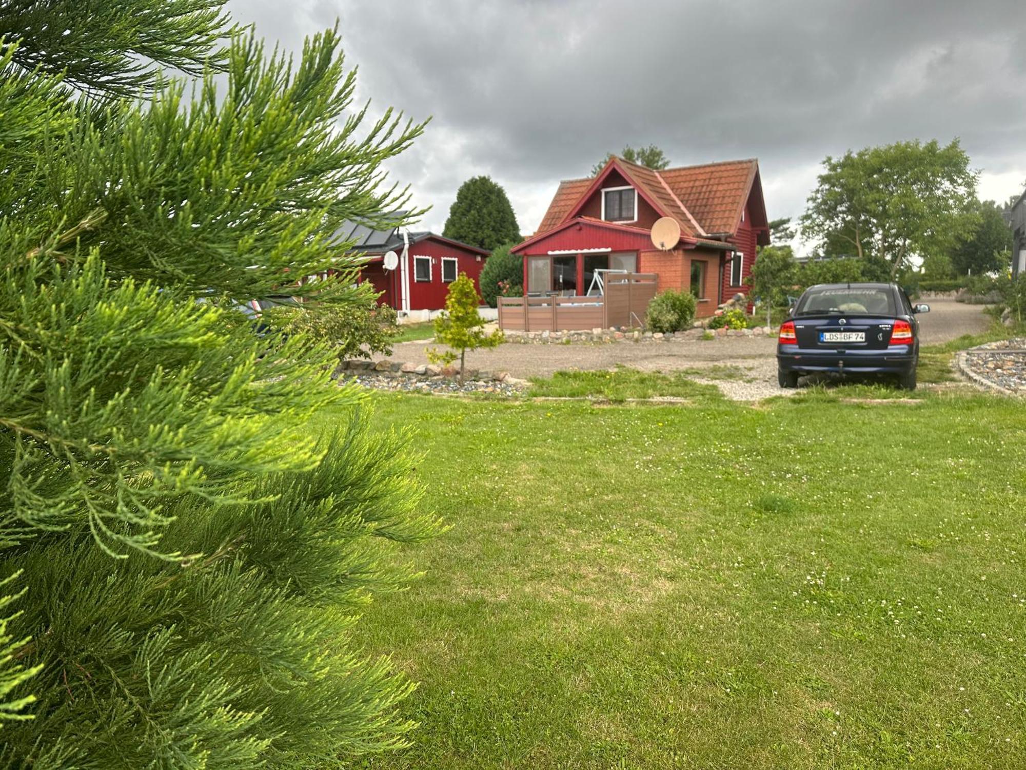 Fischerhuette IV Mobilheim Polchow Exterior foto